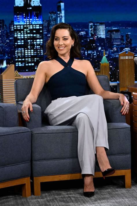 AUBREY PLAZA at Tonight Show Starring Jimmy Fallon 08/08/2022 – HawtCelebs
