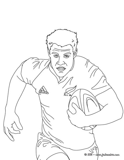 Coloriage Rugby Top Couleur Collections De Pages