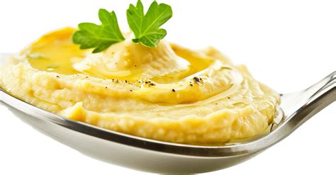 Ai Generated Creamy Mashed Potatoes With Olive Oil Png 41177317 Png