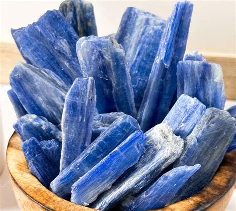 Blue Kyanite Blades Third Eye Throat Chakras High Grade Blue Kyanite