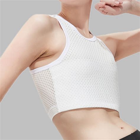 Lesbian Sportwear Chest Breast Binder Trans Crop Top Flat Breast Binder