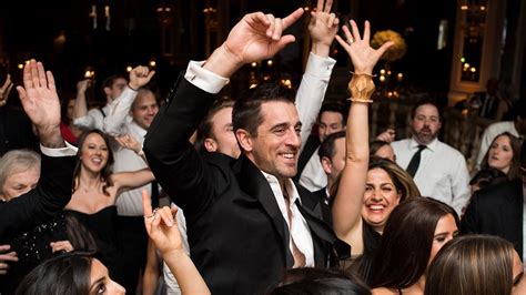 Aaron Rodgers Partied His Face Off at Randall Cobb's Wedding