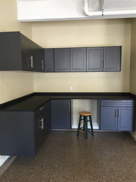 Great Garage Corner Storage For Jason In Lenexa Traditional Garage