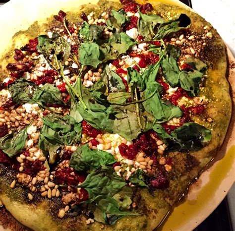 The Wright Way — Pesto Goat Cheese Pizza I Had The Pleasure Of