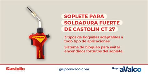 Soplete Para Soldadura Fuerte De Castolin Ct 27 Grupo Avalco