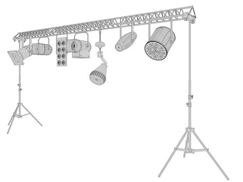 3D Light Truss 6 - TurboSquid 2085153