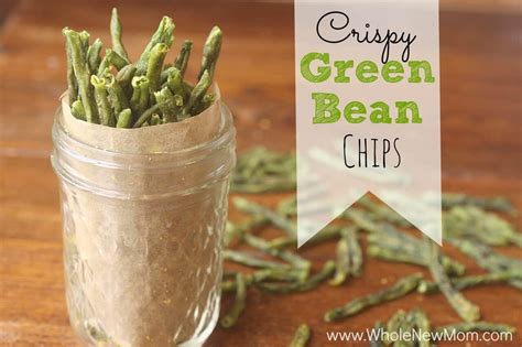 Crispy Green Bean Chips - A Healthy "Veggie Chips" Snack