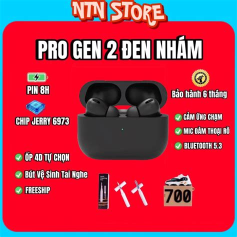 T Ng P Tai Nghe Bluetooth Pro En Nh M Pin H T Ng K M P B O V