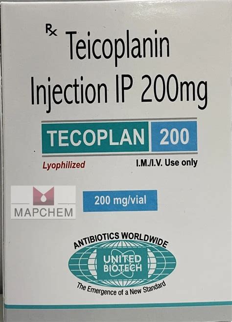 Tecoplan Mg Injection At Rs Piece Teicoplanin Injection In