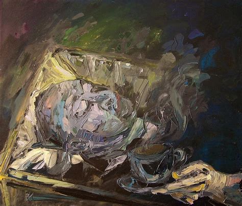 Coffin And Coffee 201 8 Painting By Roland Oil Painting Fine Art America