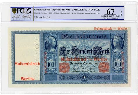 100 Mark Reichsbanknote Red Seals Deutsches Reich Numista