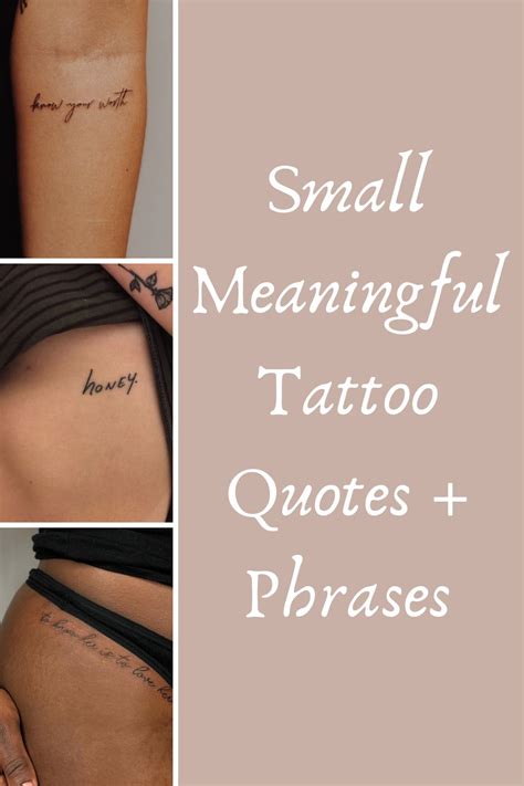 Meaningful Tattoo Quotes Phrases Tattoo Glee