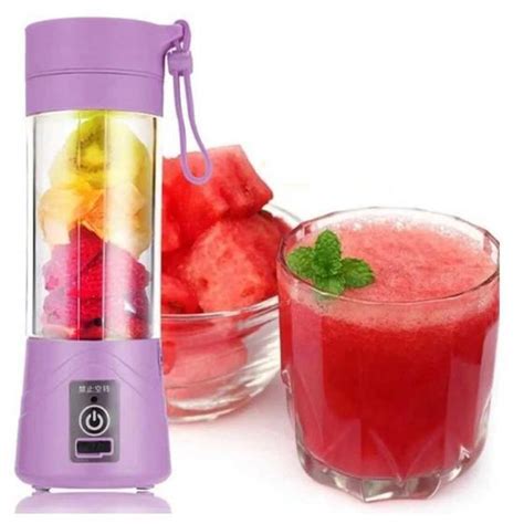 Mini Liquidificador Portatil B Laminas Mixer Juicer Cup Para Sucos