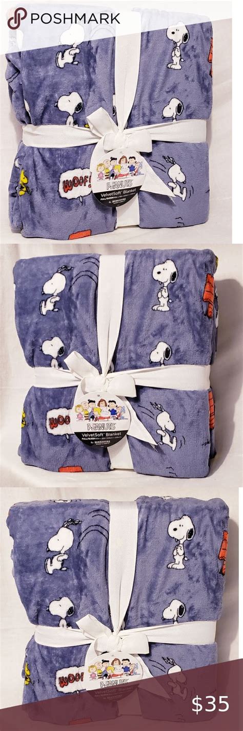 Berkshire Peanuts Blanket Soft Blankets Snoopy And Woodstock Blanket