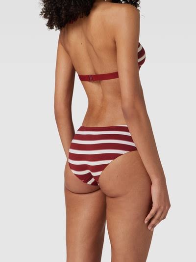 Esprit Bikini Mit Streifenmuster Modell Brela Bordeaux Online Kaufen