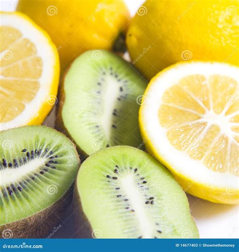 Citrus Fruit Kiwi Fruit And Lemon Stock Image Image Of Citrus Ripe