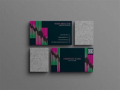 Professional business card design on Behance