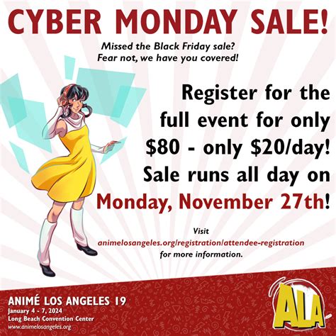 Cyber Monday sale - Animé Los Angeles