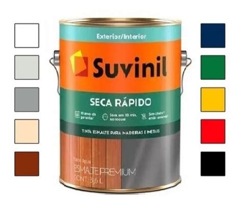 Tinta Suvinil Esmalte Premium Seca Rapido MercadoLivre