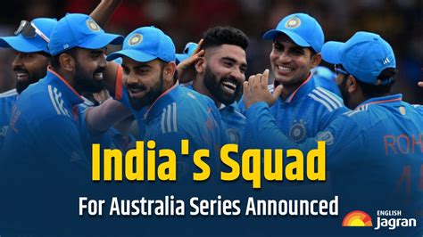 Ind Vs Aus Odi Squad Announced Rohit Virat Pandya Rested For First