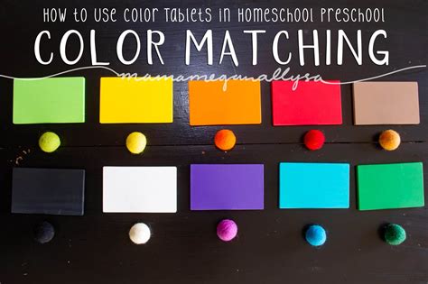 How We Use Montessori Color Tablets For Easy Homeschool Fun Mamameganallysa In 2021