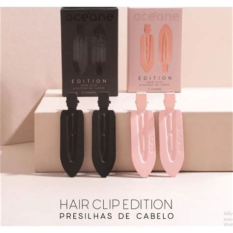 Presilha de Cabelo Hair Clip Océane Edition Shopee Brasil