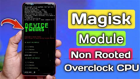 Install Magisk Module On Non Rooted Devices Overclock Android Phone