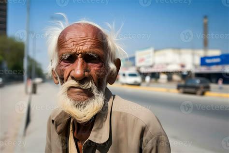 Portrait Of An Old Hindu Man Neural Network Ai Generated