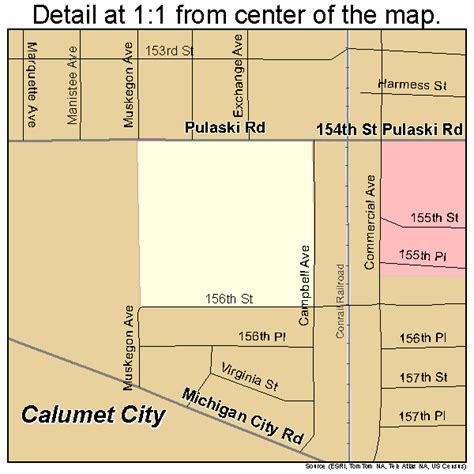 calumet city illinois street map