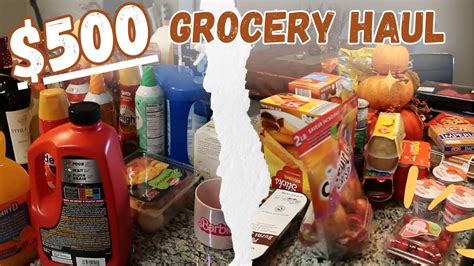 MASSIVE 500 Walmart ALDI Grocery Haul My Biggest Grocery Haul