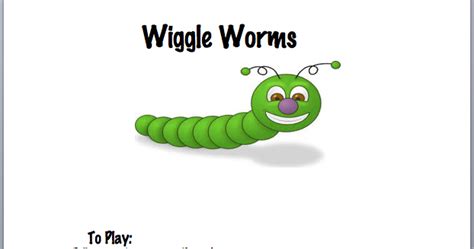 Jungle Learners Wiggle Worm Game