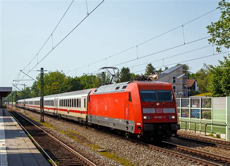 Die 101 067 7 91 80 6101 067 7 D Db Der Db Fernverkehr Ag Fährt Am 05