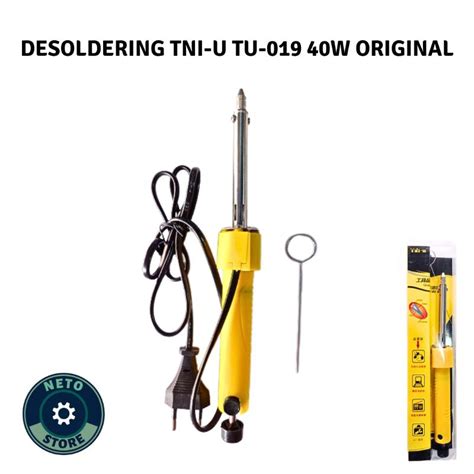 Jual Alat Sedot Timah Elektronik Desoldering Tni U Tu W Original