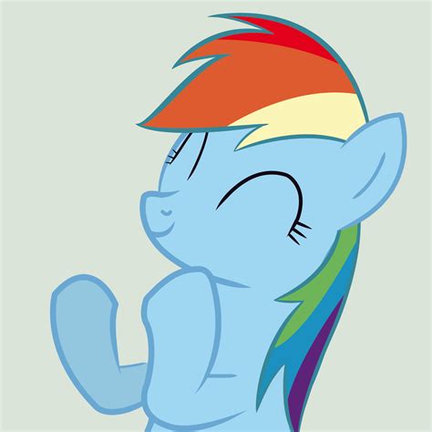 Rainbow Dash Applauds By Mihaaaa On Deviantart