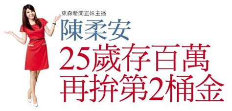 Money錢管家 輕理財 女主播理財記 東森新聞正妹主播陳柔安，25歲存百萬再拚第2桶金 整理：張秋康 攝影：張家禎 圖片提供：陳柔安