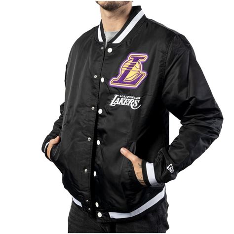 New Era Nba Los Angeles Lakers Logo Select College Jacke Black Onli