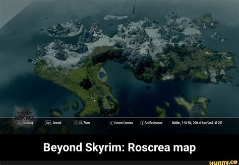 Beyond Skyrim: Roscrea map - iFunny