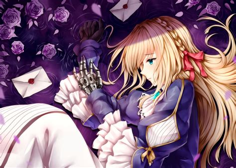 Papel De Parede Para Celular Anime Violet Evergarden Personagem