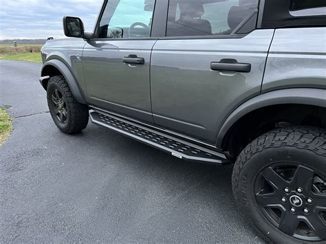 Go Rhino Rb20 Running Boards Installed Bronco6g 2021 Ford Bronco