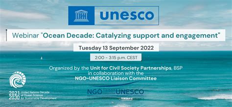 Unesco Ocean Decade Invitation To Webinar Bpw International