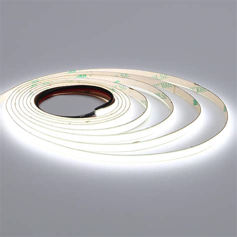 TOPAI Striscia LED COB 12V Bianco Freddo 5mm Ultra Sottile Strip LED 5