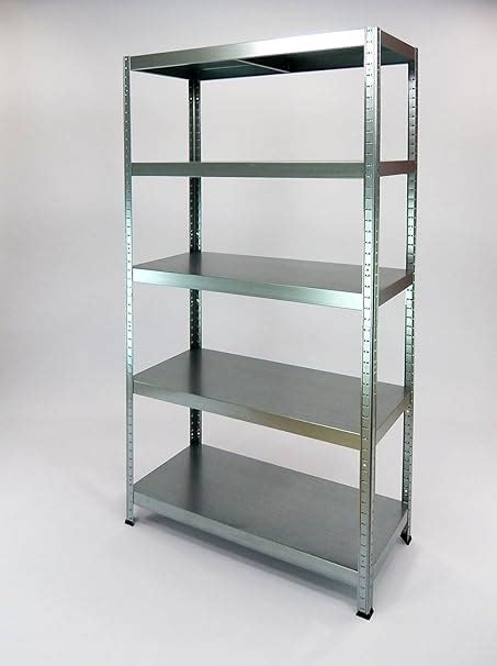 Drual Heavy Duty Galvanized Shelving Racking Boltless 180x90x40cm