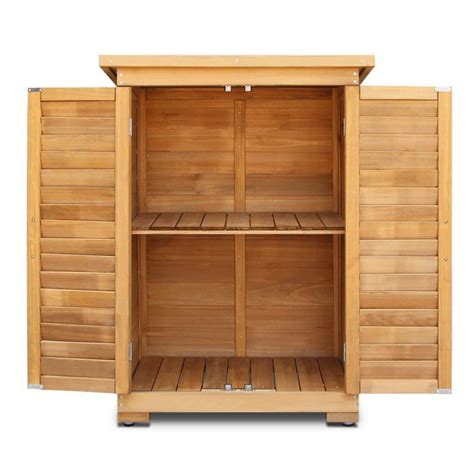 Portable Wooden Garden Storage Cabinet | Complete Storage Solutions