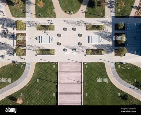 Aerial view of Washington University in St. Louis campus Stock Photo ...