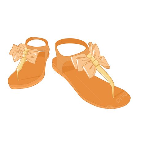 Sandalls Clipart Hd Png Orange Sandals Clipart Sandals Clipart