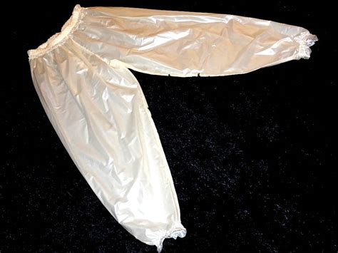 Long Pvc Jogging Pants Made Of Semi Transparent And Ultra Soft Pvc Foil