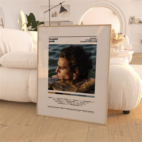 Tamino Amir Album Poster / Album Poster / Wall Art / Home Decor / Music ...