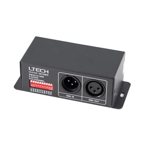 LTECH Controller Strisce LED Digitali DMX SPI 5 24V RGBW Eurekaled