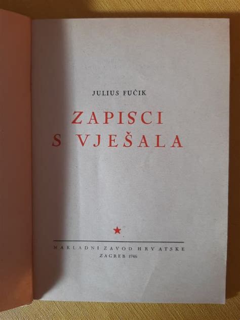 Zapisci s vješala Julius Fučik