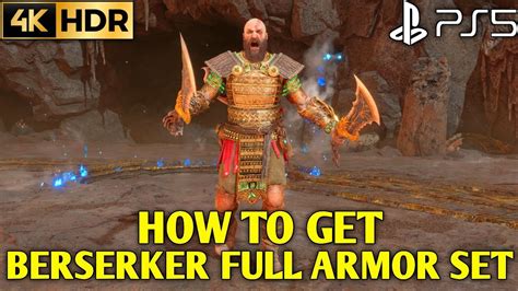 How To Get Berserker Armor God Of War Ragnarok Berserker Armor Set Gow